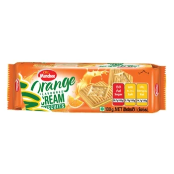 Munchee Orange Cream Biscuit 100g