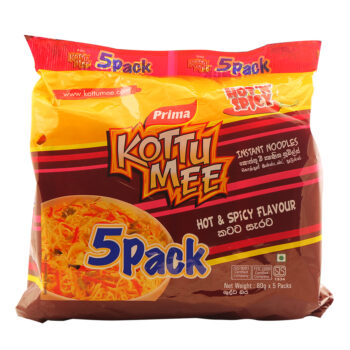 Prima Kottu Mee Noodles Hot & Spicy 5 Pack 400 g